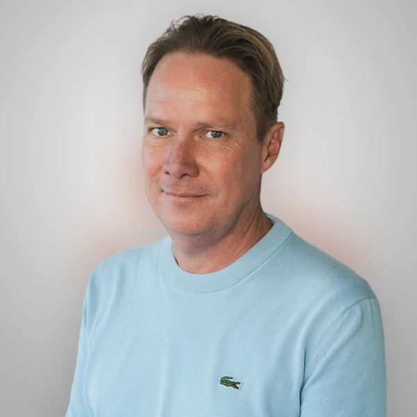 Professional headshot of Pieter Grobbelaar, Group CRO at Hyperclear